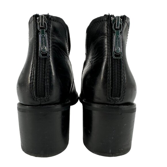 Blondo Waterproof Black Square Toe Heeled Ankle Boots Women's 10 M - Picture 5 of 16